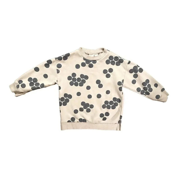 Zara Other - Zara | Cream Polka Dot Sweatshirt (4-5 yrs)